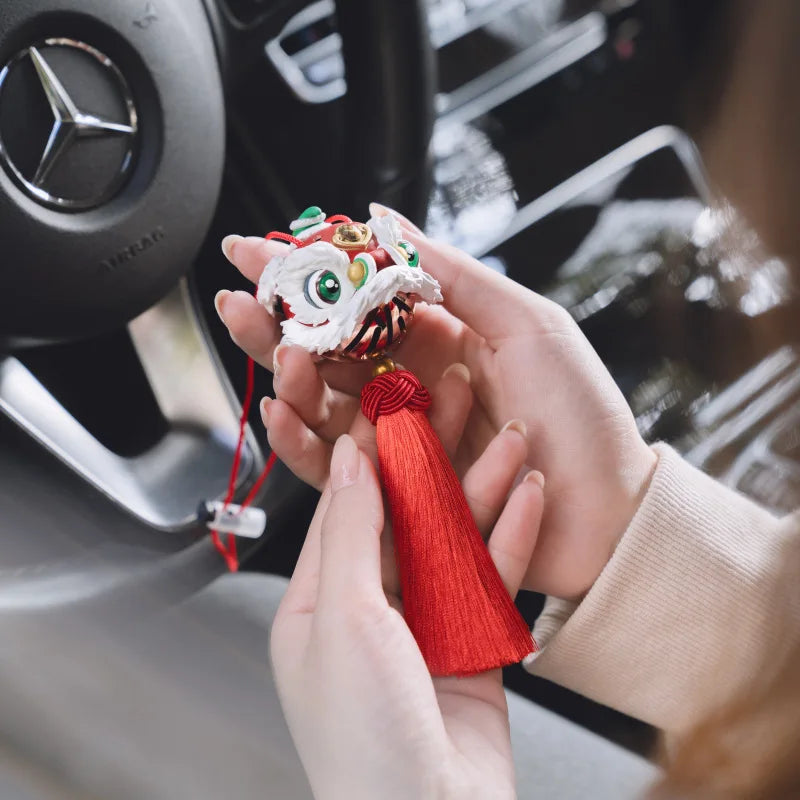 China Wind Lion Car Air Freshener perfume Automobile Interior Perfume Clip creative hanging Fragrance Ornament Car Accessories