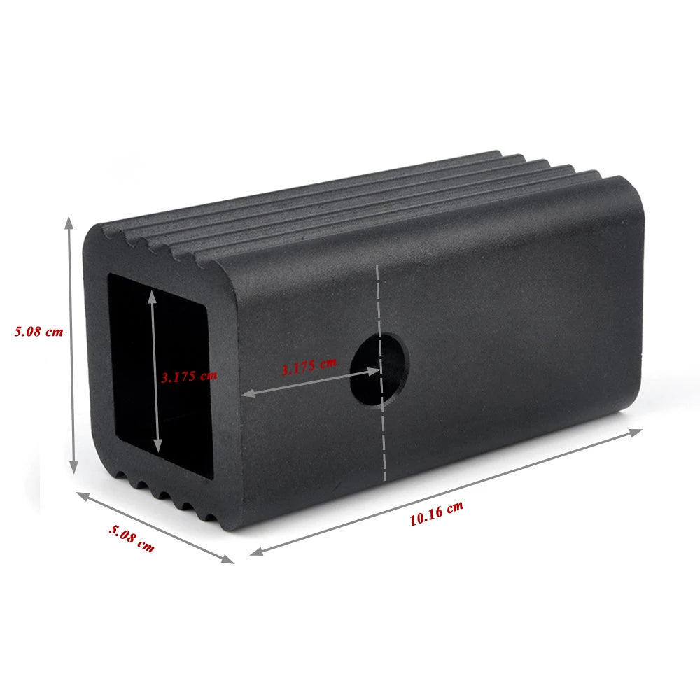 2" to 1-1/4" Hitch Receiver Adapter for Standard Hitch Adapter 2'' to 1 1/4'' Billet Aluminum (5cm to 3.175cm)