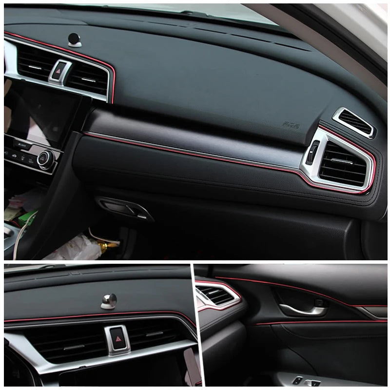 5M Interior Dashboard Moulding Trim Strips Car Sticker for BMW M Accessories 1 2 3 4 5 6 Series F30 F31 E87 F22 F46 F06 F40 E90