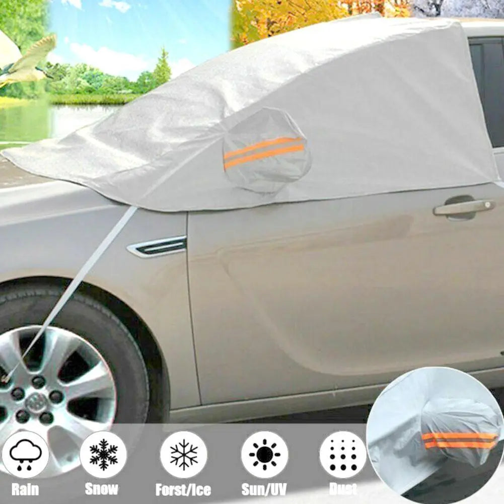 Prevent Snow Ice Sun Shade Dust Frost Freezing Car Windshield Cover Protector Cover Universal For Auto F3C0