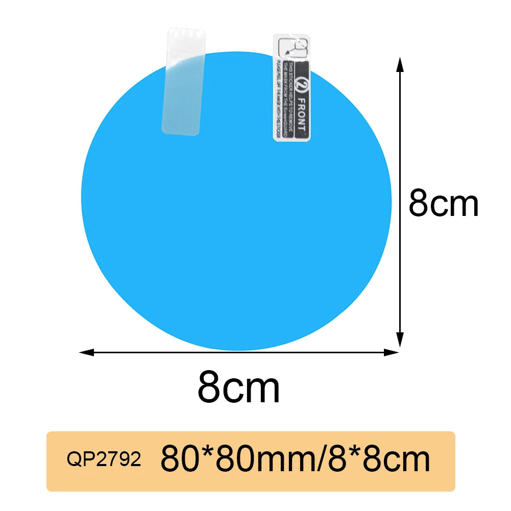 2 Pcs Car Sticker Rainproof Film For Car Rearview Mirror Car Rearview Mirror Rain Film Clear Sight In Rainy Days Car Film Car Rain Film
