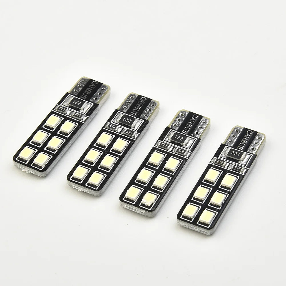 4pcs Eyebrow Eyelid Light Bulb LED For Mercedes For Benz W204 C300 C350 SMD-2835 Error Free LED White Bright Car Bulb Set