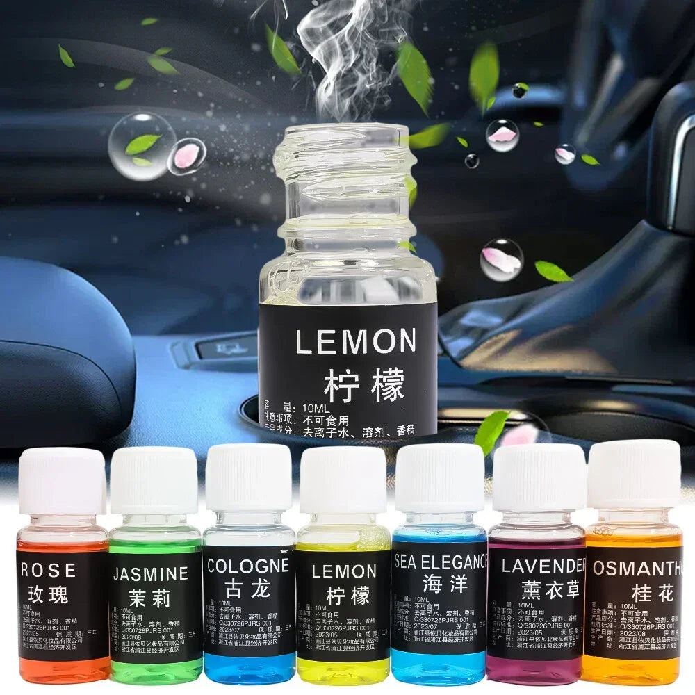 10ml Car Perfume Refill Air Freshener Natural Plant Essential Oil Humidifier Essential Oil Freshener Aroma Diffuser Humidifier