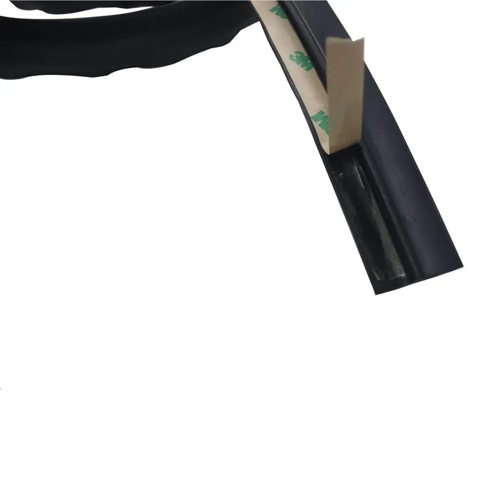 Roof Flow Seal Strip for 2007-2021 Jeep Wrangler JK JL Waterproof Dustproof Reduce Noise Sun-Resistant Durable Silicone