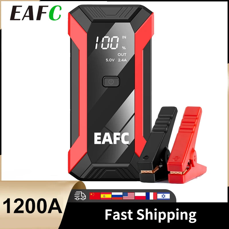 NEW 12V Car Jump Starter Suitable for Diesel and Gasoline Vehicles Multi-Function Portable Battery Starter Super Starting Device