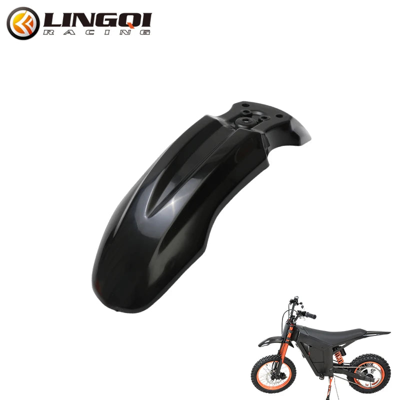 LINGQI RACING Motorcycle Mudguard Front Fender Plastic Wheel Tire Guard For Tuttio Soleil 01 CRF50 Pit Dirt Bike Modified Parts
