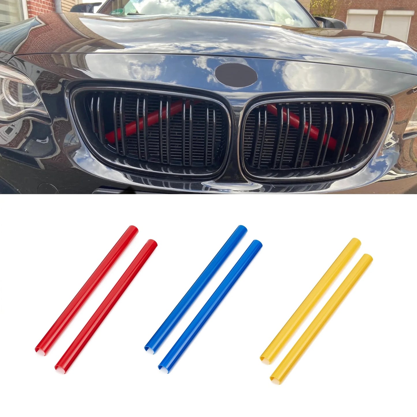 Car Front Grille Trim Strips for BMW 1 2 3 4 5 6 7 series F30 F31 F32 F33 F34 F36 F20 F21 F22 F23 F10 F11 F07 F06 F12 F13 F01