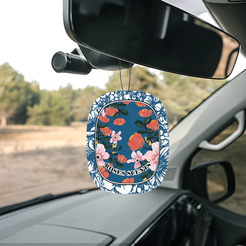 1~20PCS Car Supplies Anti-flavor Fragrance Paper Hanging Piece Lovable Not Pungent Car Solid Jewelry Car Accessories Portable