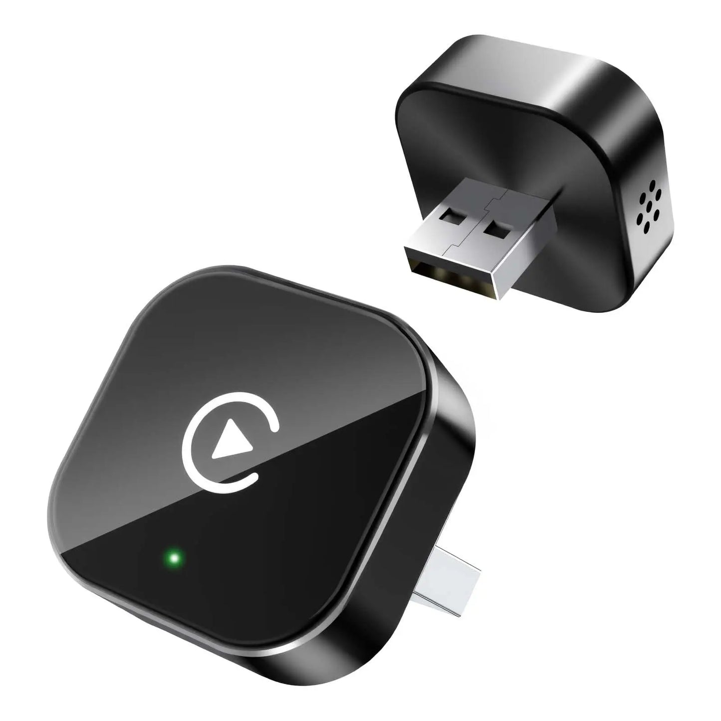 2 in 1 Car Wireless CarPlay Adapter & Android Auto Adapter Type-C/USB Fast Connection Wired to Wireless for iPhone/Android