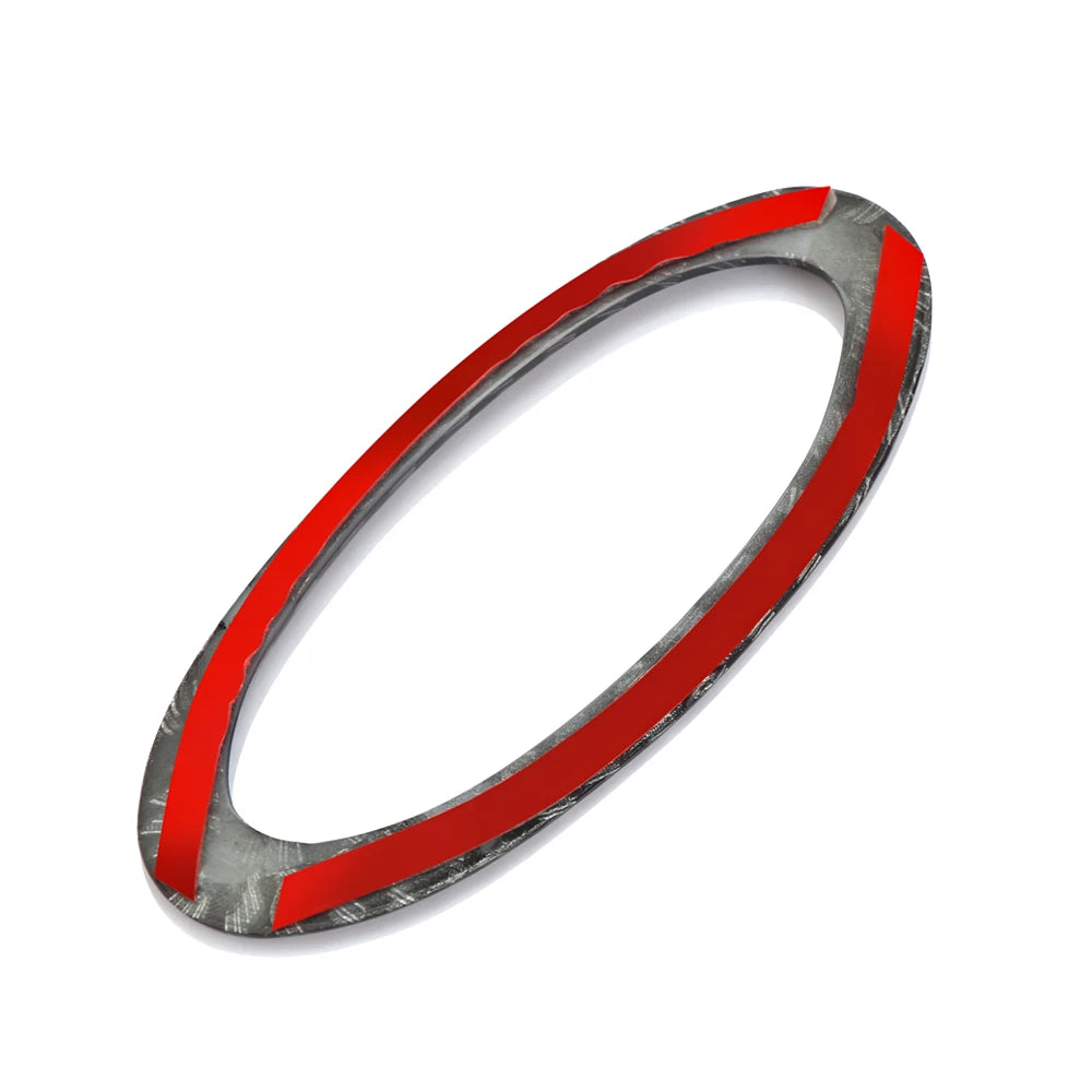 Car ABS Chrome Car Steering Wheel Decoration Ring Trim Sticker for Ford Focus 2 Fiesta Ecosport