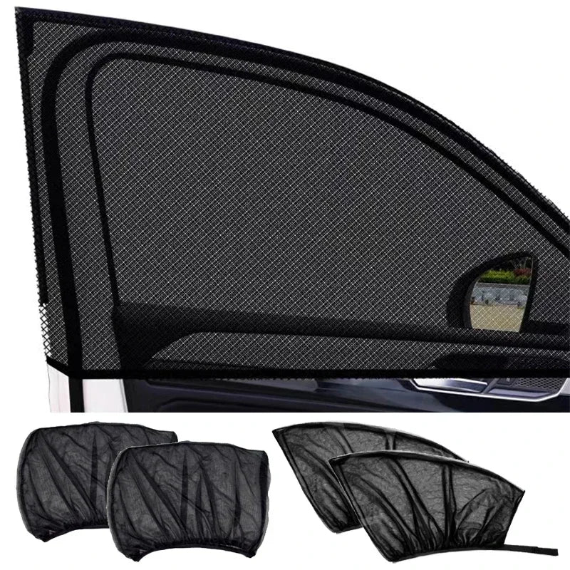 NEW 2pcs Car Sun Shade Styling Accessories Auto UV Protect Curtain Side Window Sunshade Mesh Sun Visor Protection Window Films