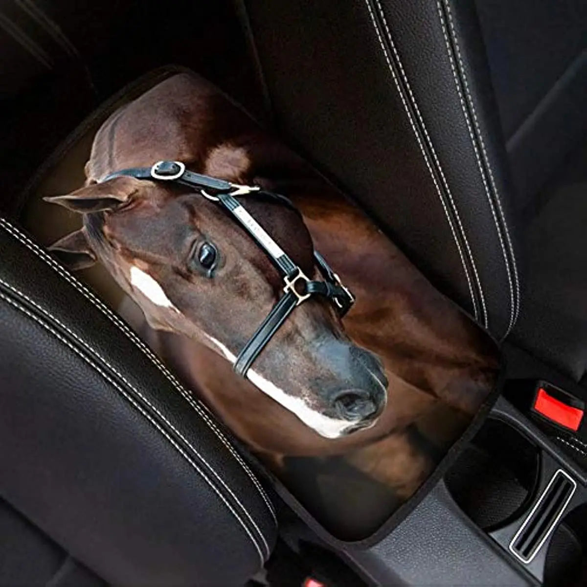 Auto Center Console Pad, Horse Car Center Console Decoration Cover Cushion