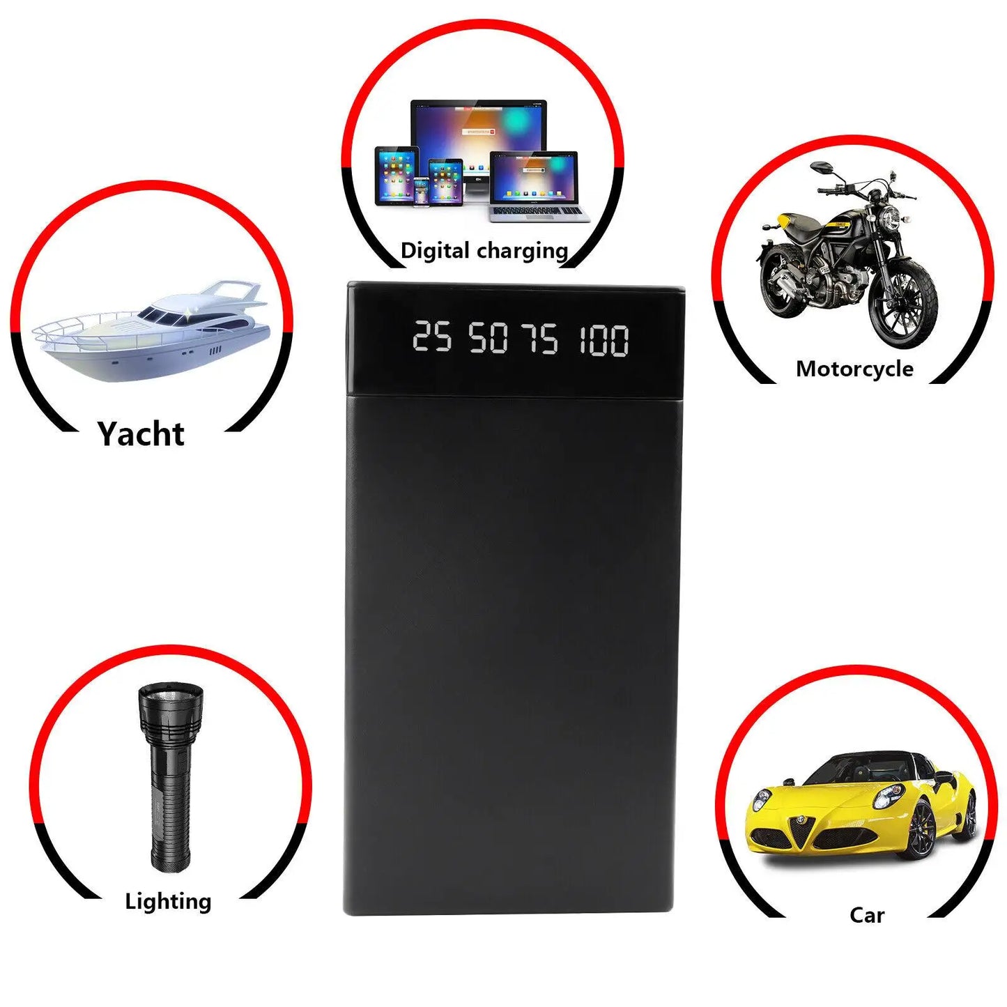 Jump Starter 600A Car Battery Charger for Auto Power Bank Booster 12V Starting Device Petrol Diesel car jump starter power bank
