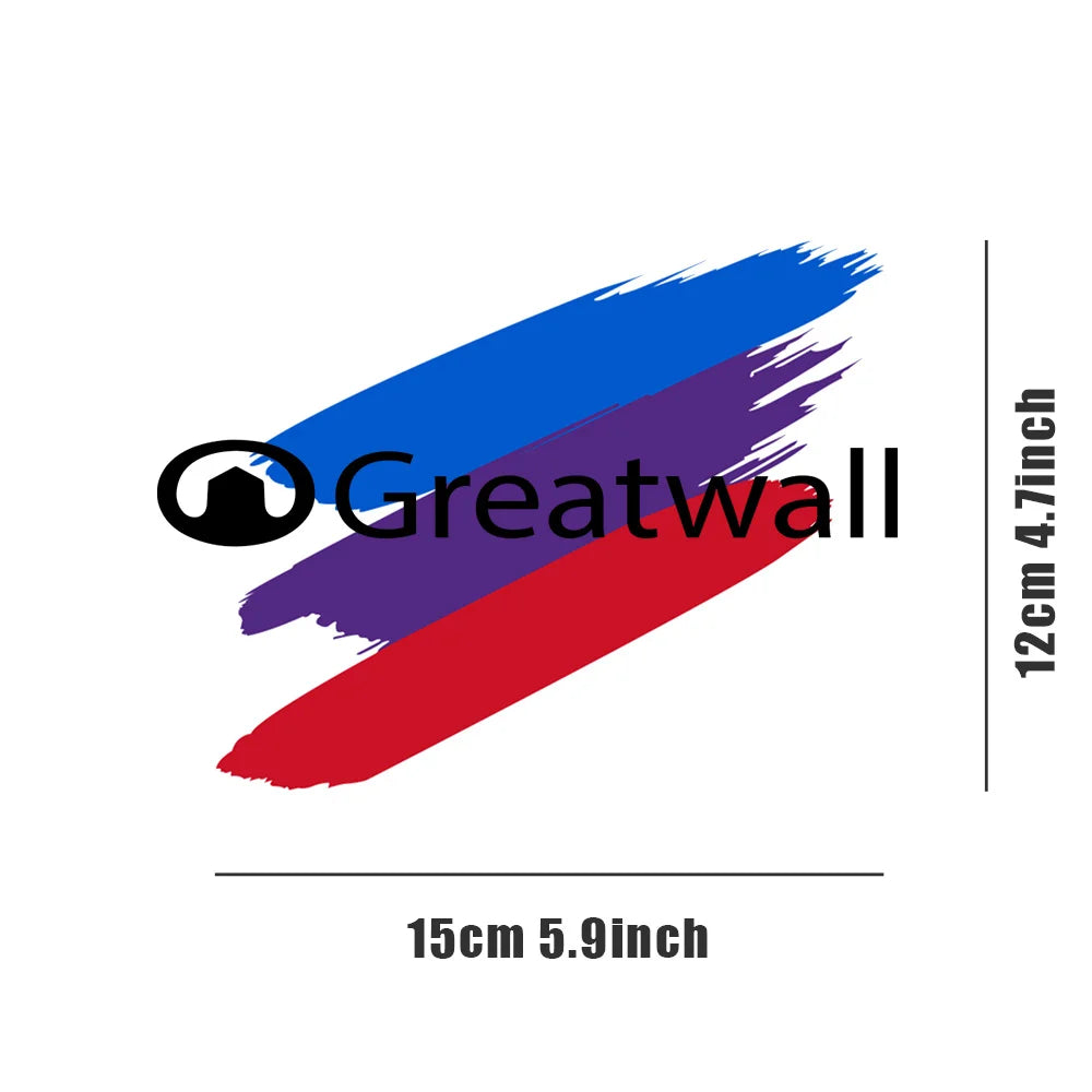 Personalized Tricolor Car Body Sticker Decal Auto Styling Decoration Accessories For BMW Audi Mercedes Ford Toyota Subaru Nissan