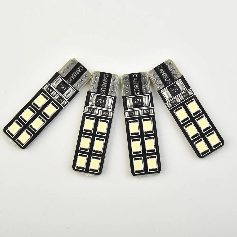 4pcs Eyebrow Eyelid Light Bulb LED For Mercedes For Benz W204 C300 C350 SMD-2835 Error Free LED White Bright Car Bulb Set