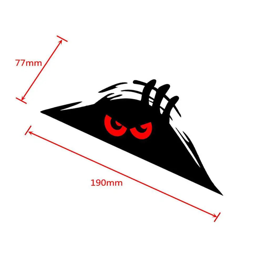 Peeping Door Slit Stickers Body Sticker Scratch Decal Reflective Sticker For Car Auto Headlight Decoration