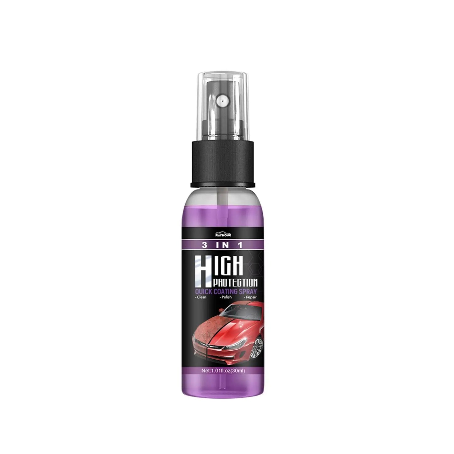 3 In 1 Quick Coating Spray High Protection Car Coating Ceramic Spray Wash Car Car Waterless Spray Coating Quick Coating L9H5