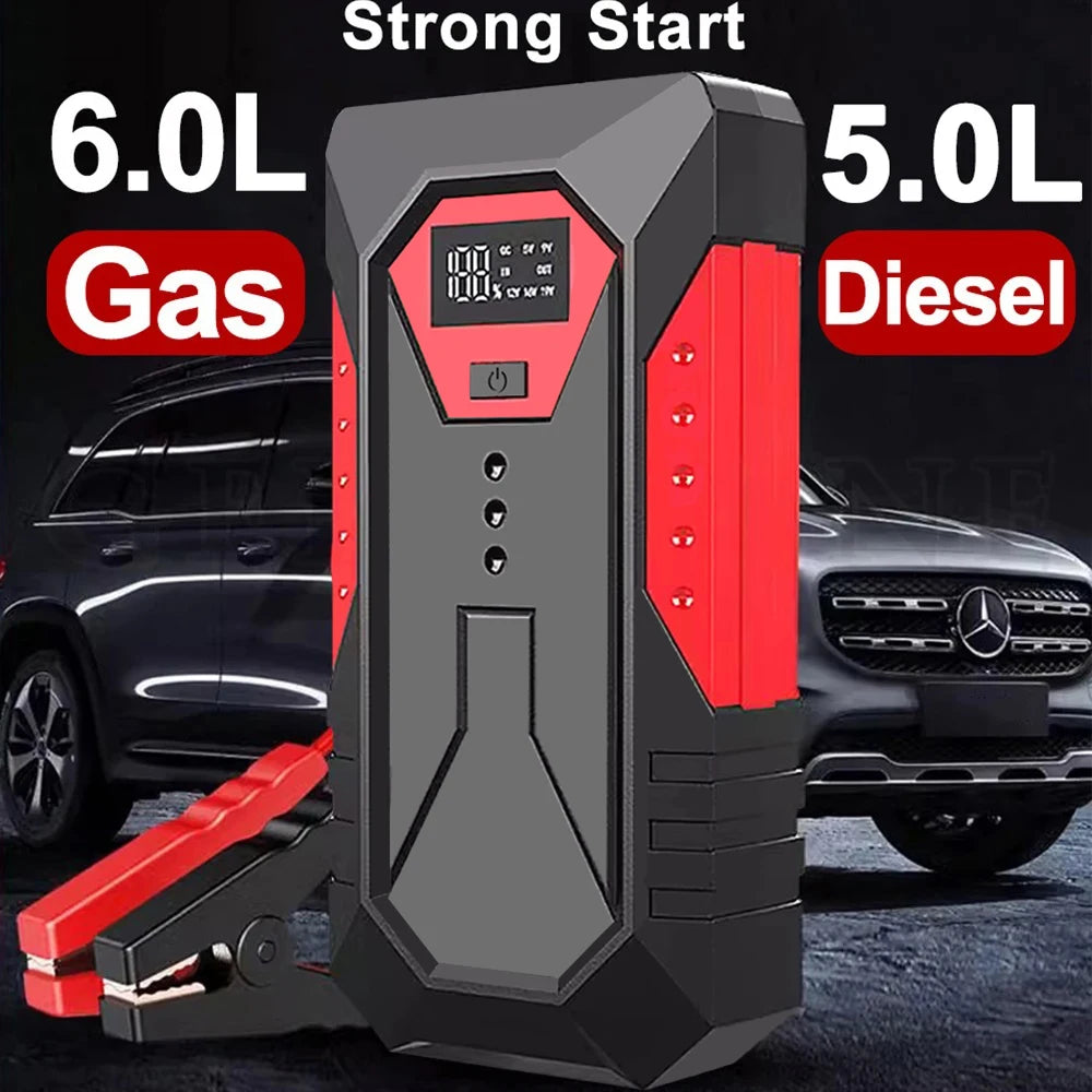 1200A Car Jump Starter Power Bank 12V Portable Car Battery Booster Starting Device Petrol Diesel Car Starter Buster
