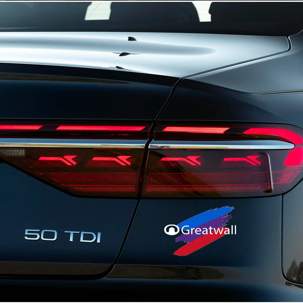 Personalized Tricolor Car Body Sticker Decal Auto Styling Decoration Accessories For BMW Audi Mercedes Ford Toyota Subaru Nissan