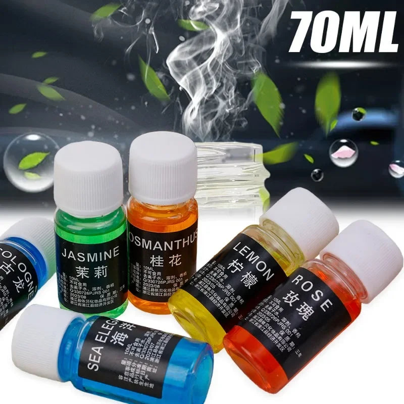 70/30ml Car Perfume Supplement Liquid Car Interior Air Freshener Pure Natural Plant Essential Oil Perfume Long-lasting Fragrance