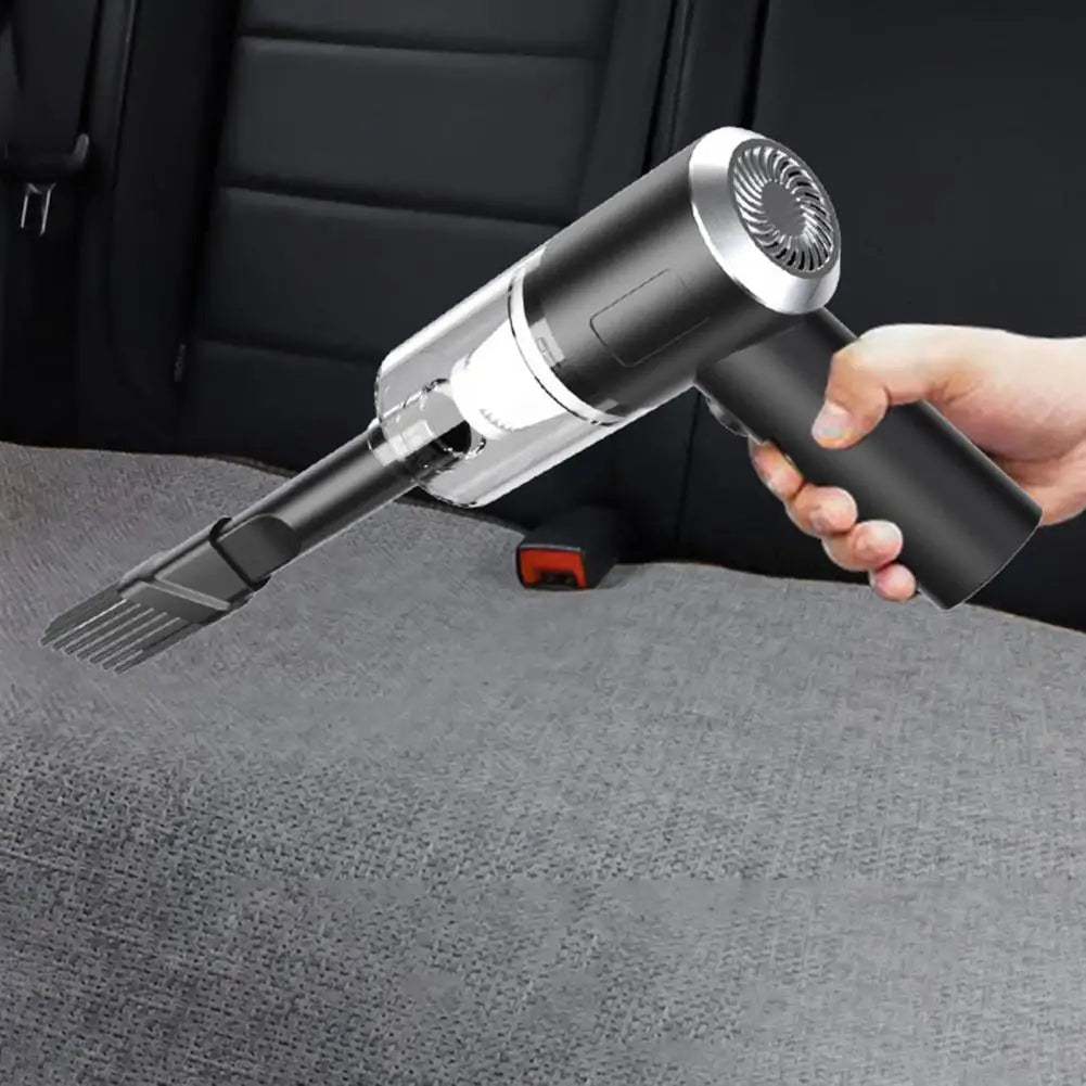 Wireless Car Vacuum Cleaner USB Charging 120W Portable Cleaning Appliance Mini Wet and Dry Vacuum Cleaner Household Type-C