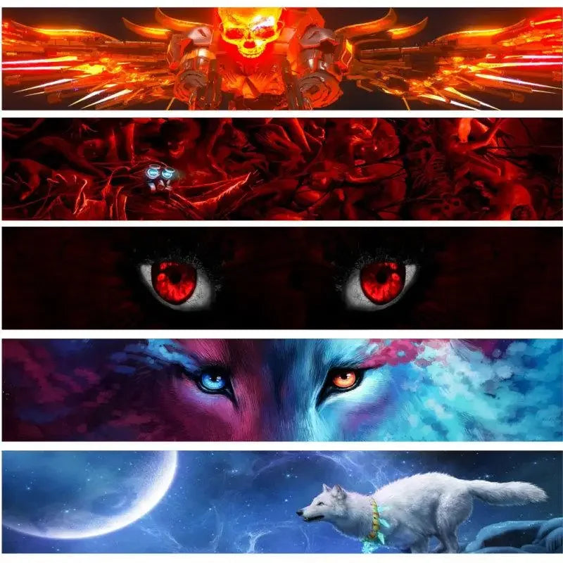 3D Transparent Car Front Windscreen Windshield Decal Vinyl Sticker