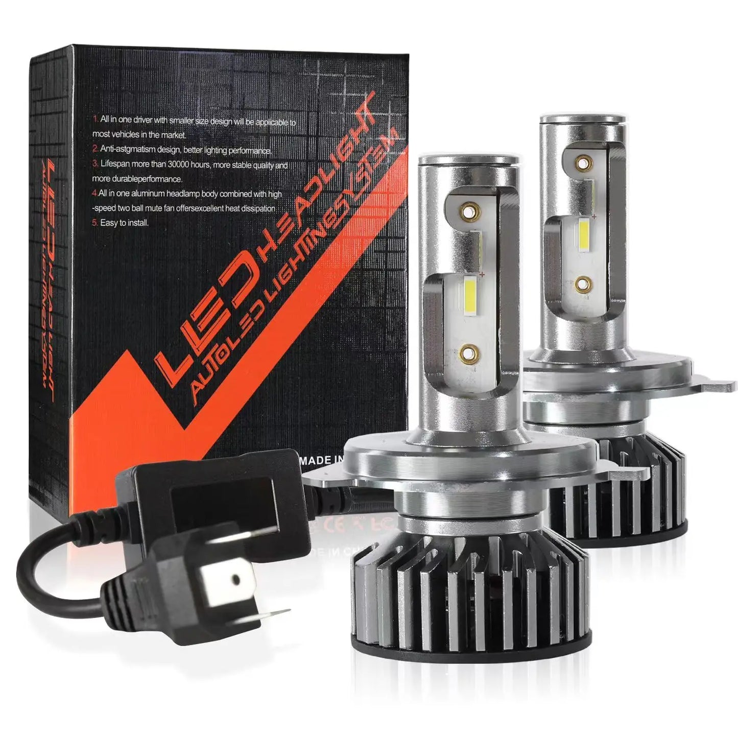 22000lm 120W 1860 CSP Chip 6000k Car LED Headlight h4 h7 h1 LED Headlights 9005 H7 h11Led Light