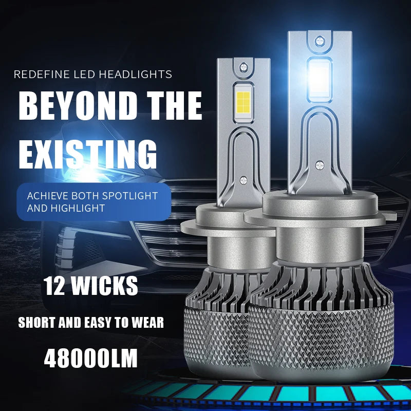 24V Headlight Bulb Power Supply LED H7 LED Canbus H1 H3 H4 H11 9005 HB3 9006 HB4 9012 HIR2 Truck Lorry Light Truck Headlight