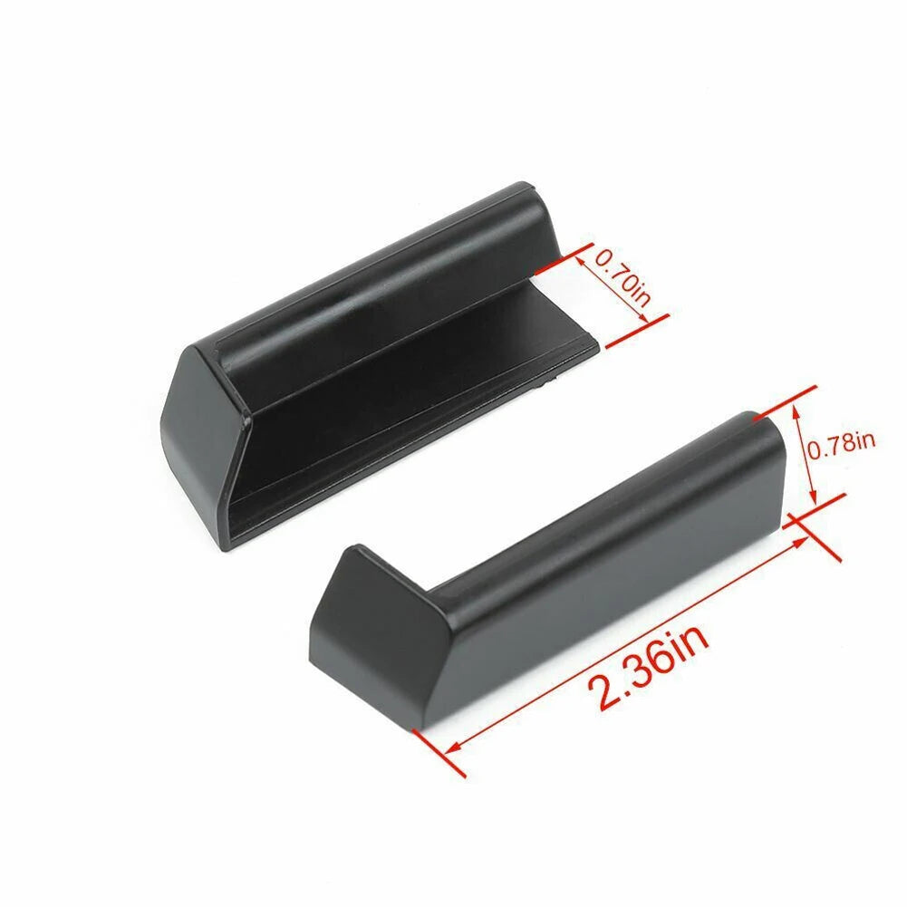 2PCS Car Top Roof Water Rain Gutter Rainwater Extension For Jeep Wrangler JK 2018-2022 Car Exterior Rainwater Diversion Channel