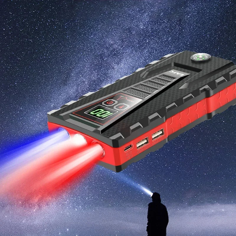 1200A Portable Car Jump Starter Power Bank Car Booster Charger 12V Starting Device Petrol Diesel Car Emergency Booster