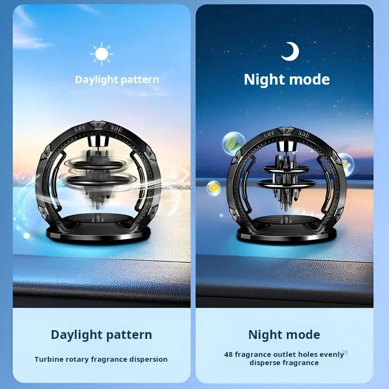 Auto Air Purifier Creative Sky City Auto Select Perfume Diffuser Essential Oil Aromatherapy Decoration Auto Interior Accessories
