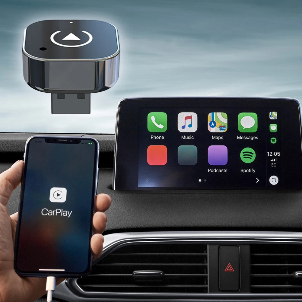 2 in 1 Wireless CarPlay Android Auto Adapter Smart Box Convert Wired To Wireless Smart USB Dongle Auto Connect for Factory Wired