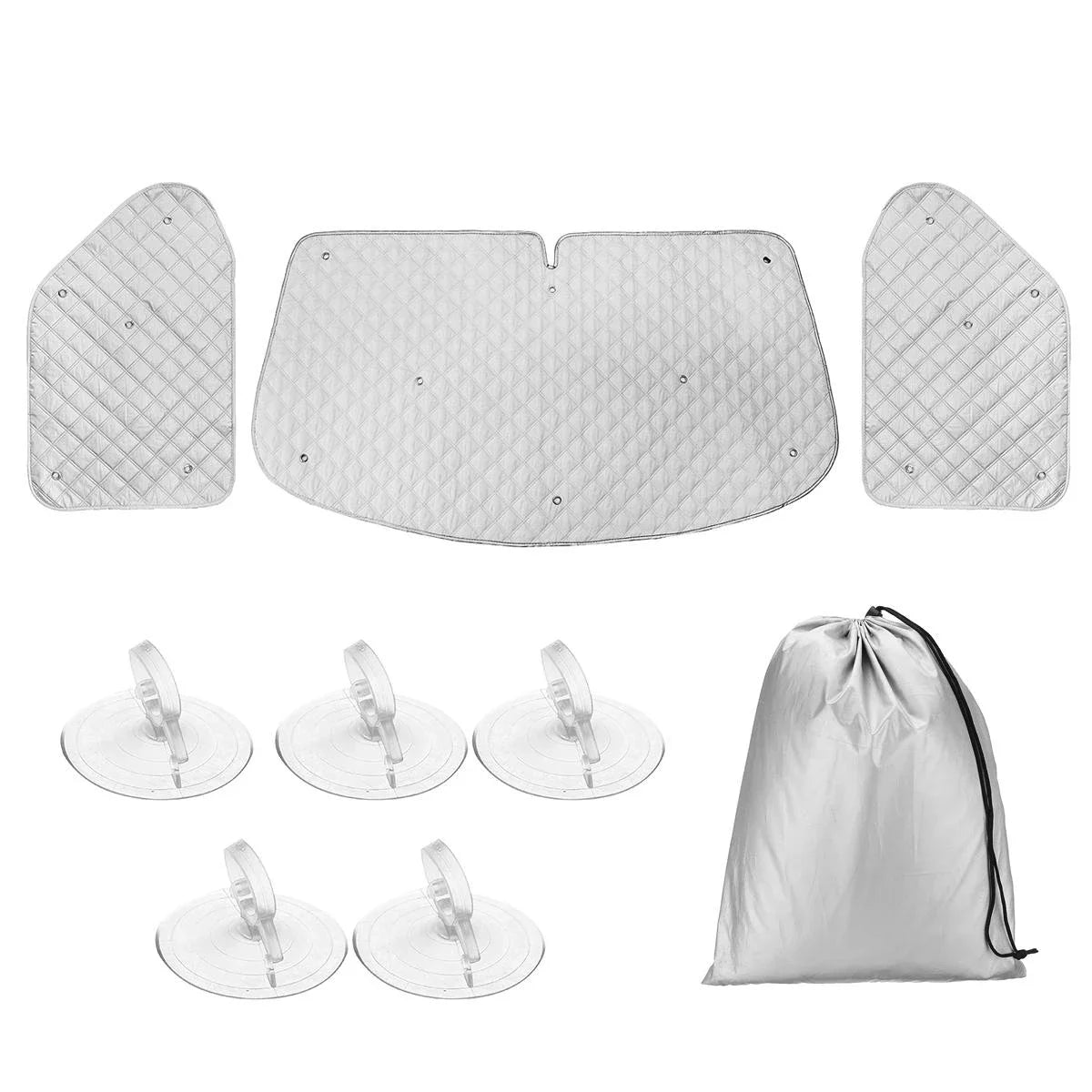 Car Sunshades Internal Thermal Windshield Cover Blind Lifting Window Sunshade Sun Visor For VW T4 1990-2003