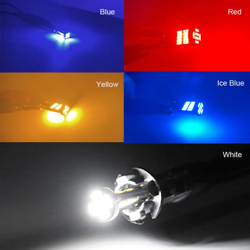 4/10pcs T10 W5W 194 501 Led Canbus No Error Car Interior Light 26 SMD 4014 Chip Pure White Instrument Lights Bulb Lamp
