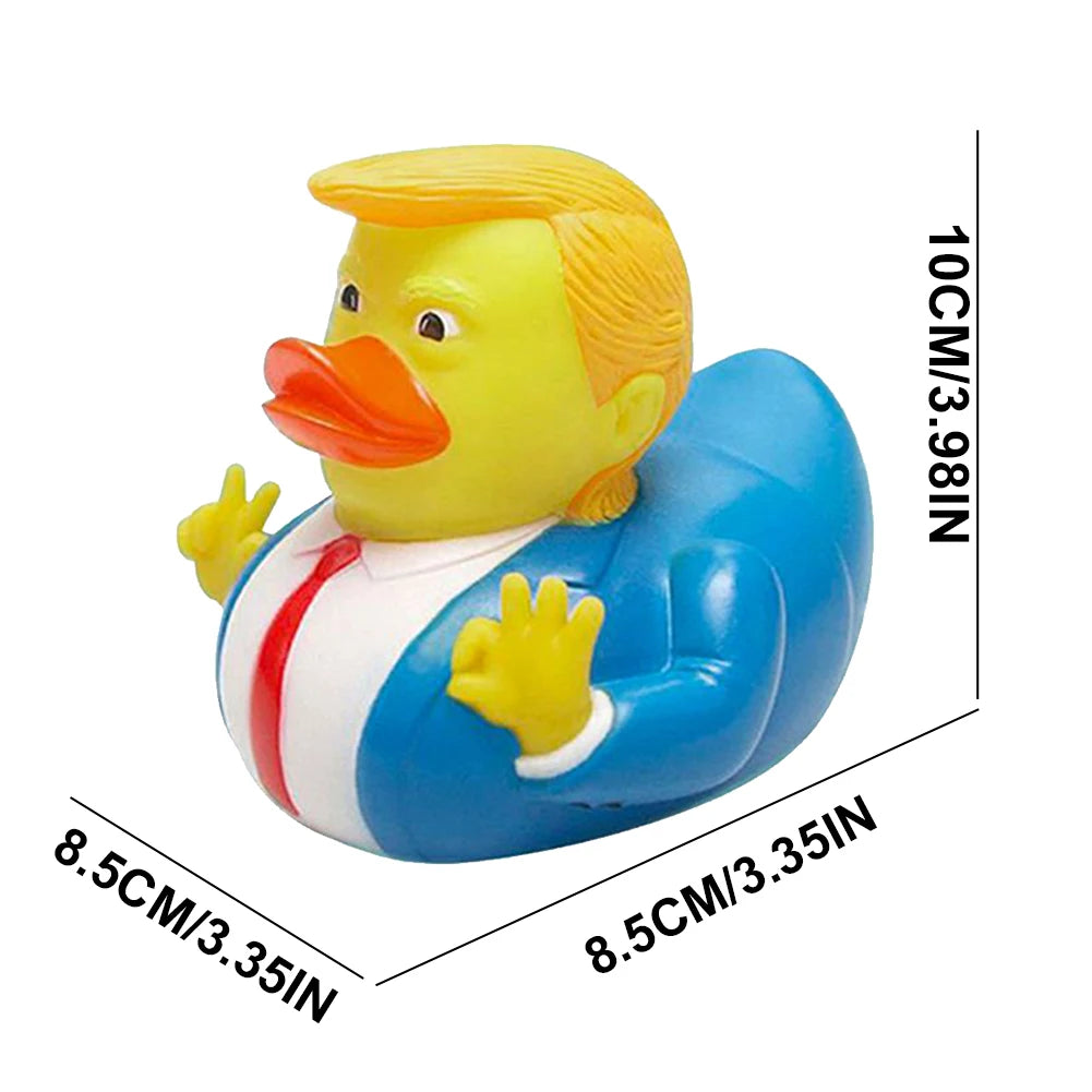 Novelty Trump Rubber Duck Rubber Duckies Trump Merchandise Bathtub Toys for Kids Gift Birthdays Baby Showers Bath Time