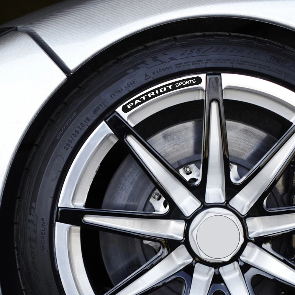 4Pcs Car Wheel Rim Sticker Auto Accessories For Jeep Patriot Wrangler Cherokee Compass TrailHawk Rubicon Liberty Commander