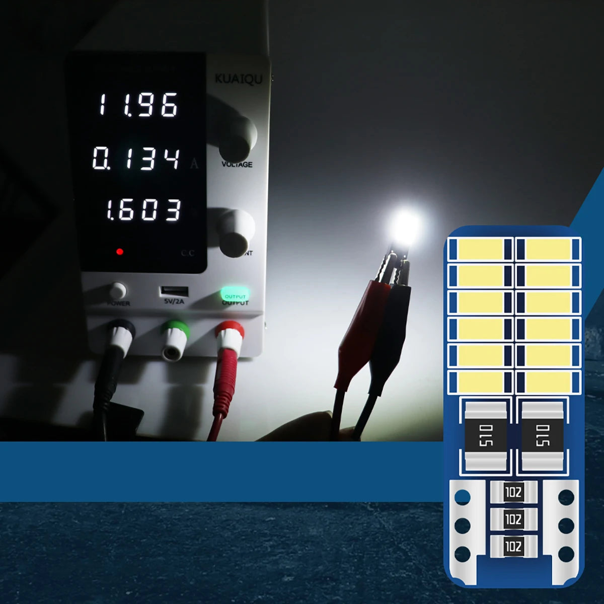 2/10/20PCS Car Interior Bulb W5W T10 LED Canbus Error Free 194 168 Map Dome Lights Parking Light Auto Signal Lamp Reading Lights
