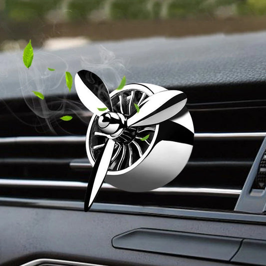 Car Conditioning Smell Air Freshener Alloy LED Auto Vent Outlet Perfume Clip Fresh Aromatherapy Fragrance Atmosphere Light New