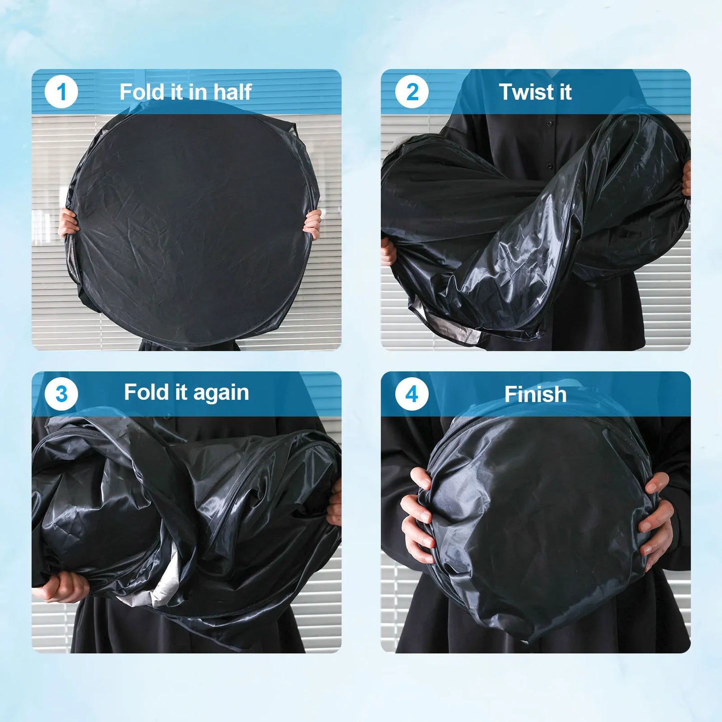Car Windshield Sun Shade Front Side Window Cover Foldable WIndscreen Sunshade Anti UV Ray Heat Sun Block Blind Auto Accessories