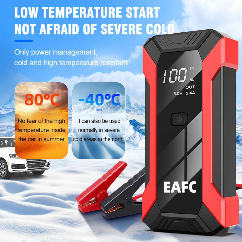 NEW 12V Car Jump Starter Suitable for Diesel and Gasoline Vehicles Multi-Function Portable Battery Starter Super Starting Device