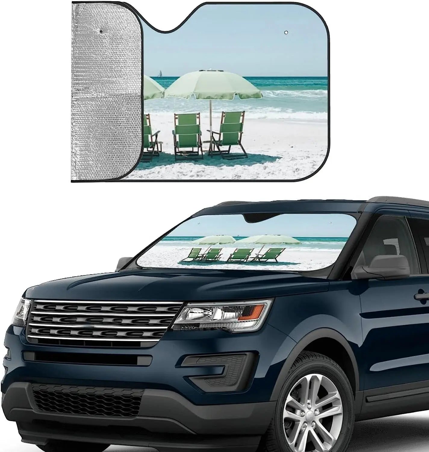 Custom Car Windshield Sun Shade Personalized Sunshade for Car Windshield with Photo Text Customized Car Sun Visor S/M Size