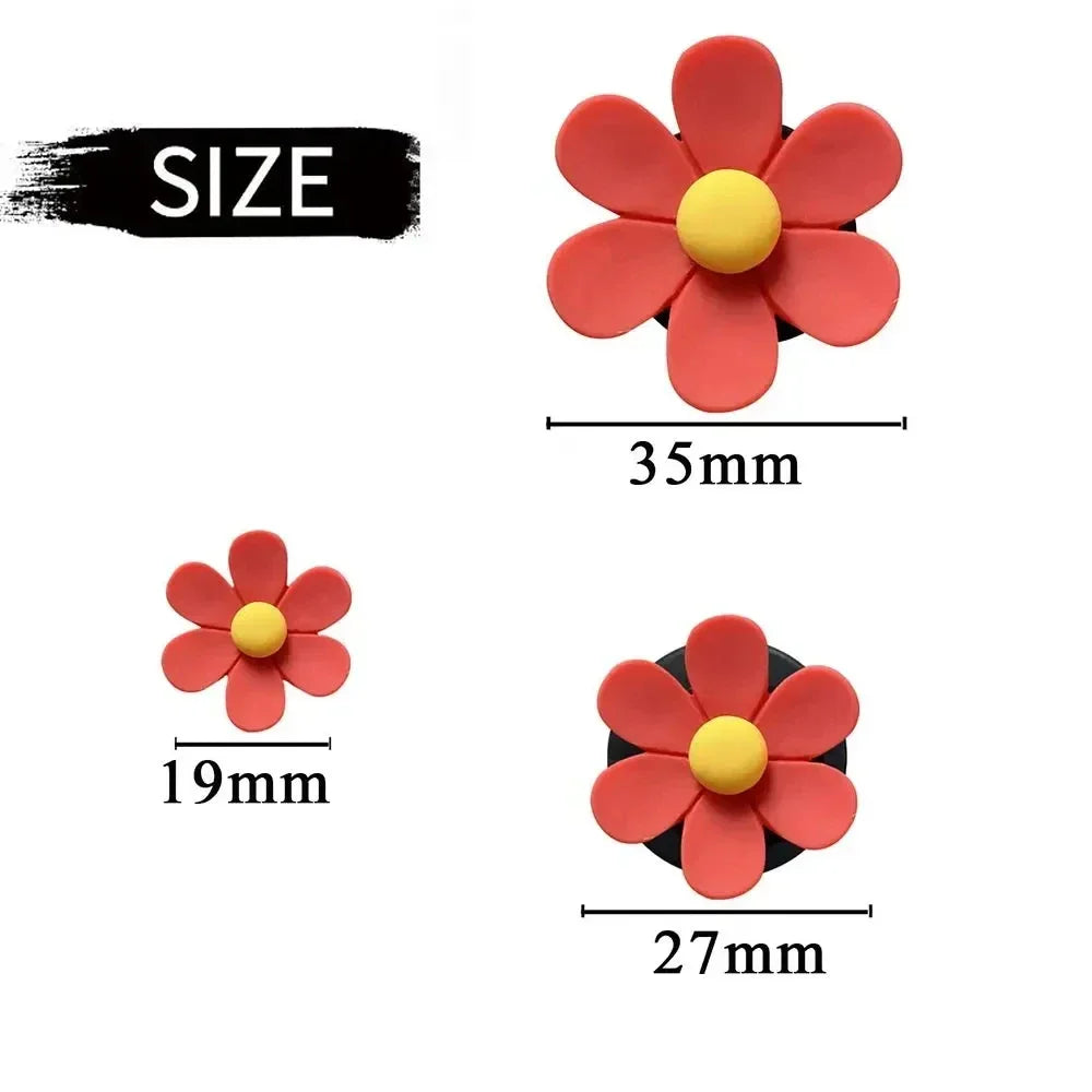 3Pcs/Set Car Outlet Vent Perfume Clips Candy-colored Flower Car Air Freshener Air Conditioning Outlet Incense Car Accessories