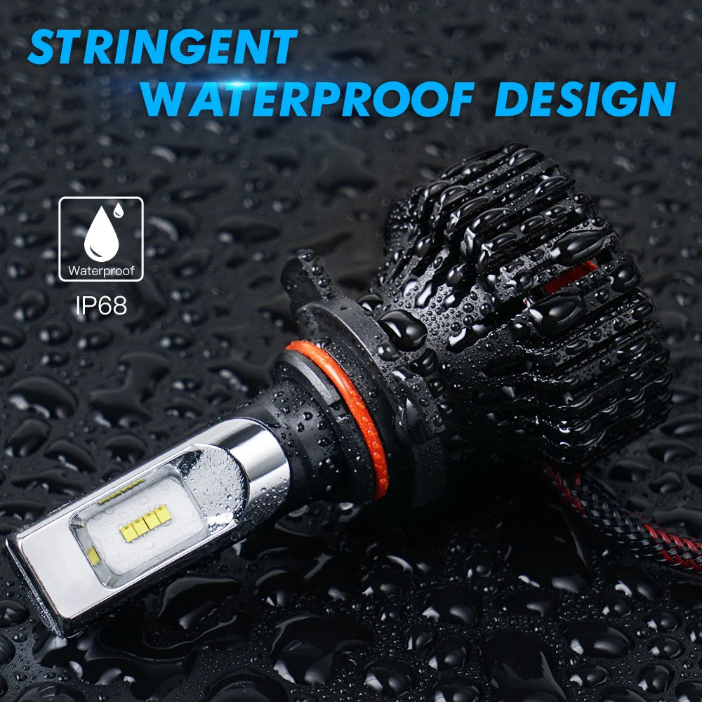 Bevinsee 9007 HB5 LED Headlights Low And High Beam H7 H11 H8 H9 HB3 9005 HB4 9006 LED Lamp 60W 6000K Bulbs For Vehicles