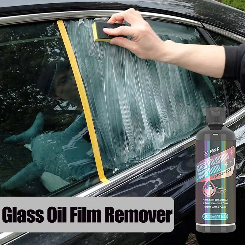 Car Glass Oil Film Remover Aivc Glass Polishing Compound Windshield Cleaner Car Glass Polishing Clear Window Auto Detailing