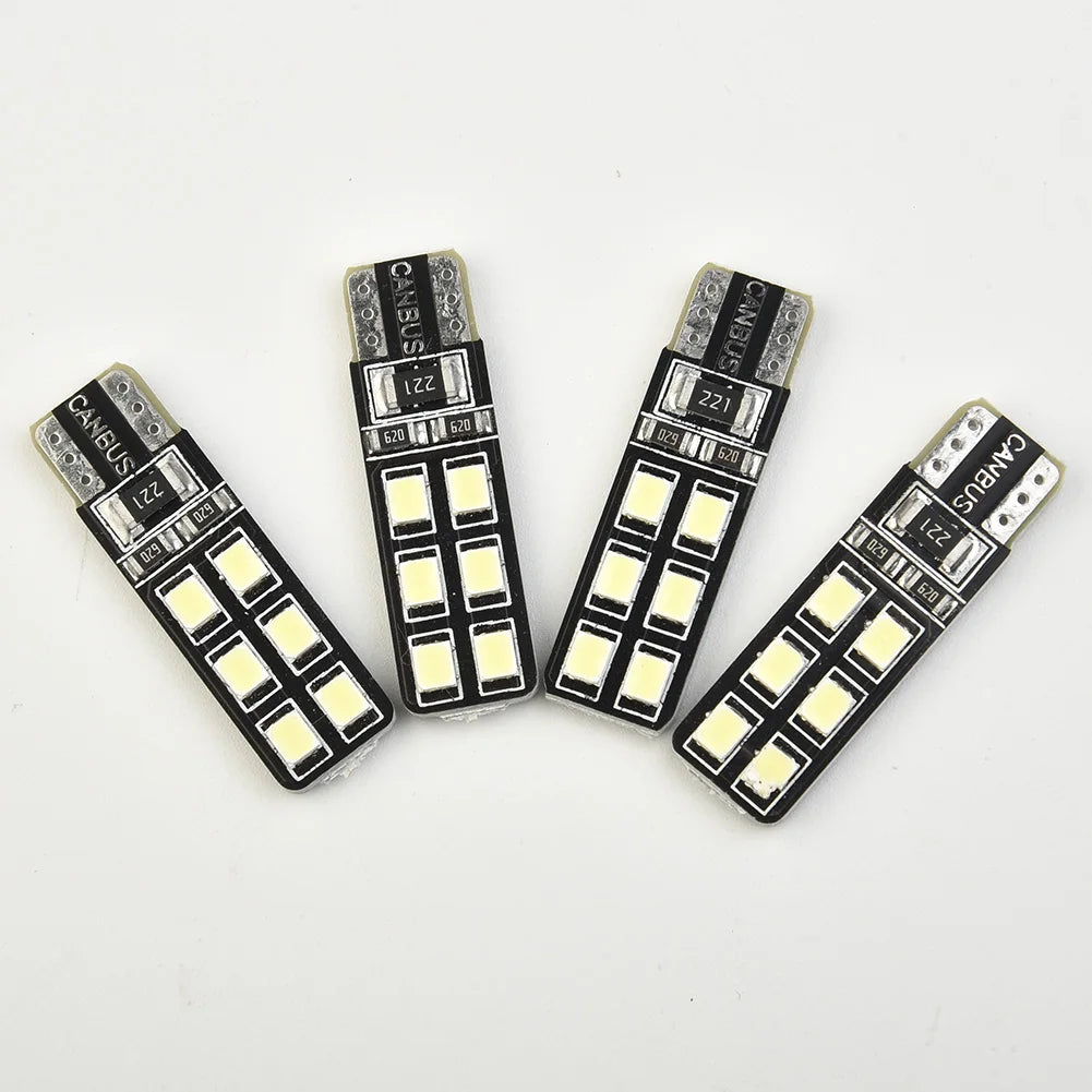 4pcs Eyebrow Eyelid Light Bulb LED For Mercedes For Benz W204 C300 C350 SMD-2835 Error Free LED White Bright Car Bulb Set