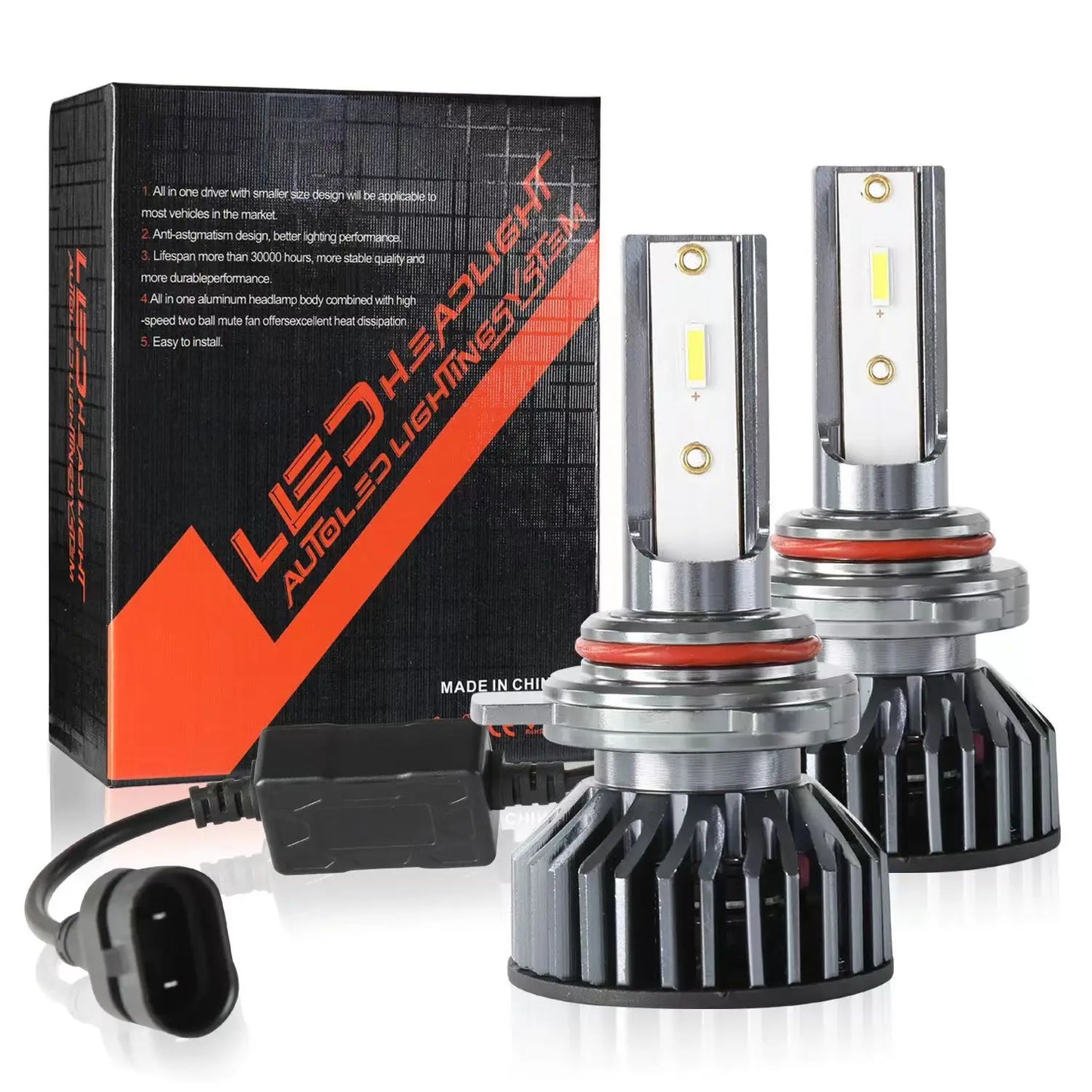 22000lm 120W 1860 CSP Chip 6000k Car LED Headlight h4 h7 h1 LED Headlights 9005 H7 h11Led Light