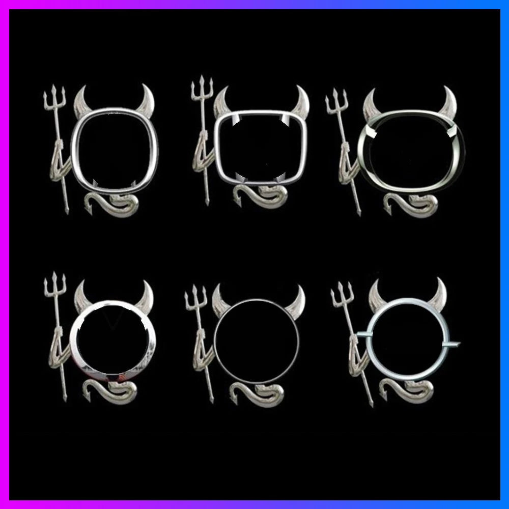 KUNFINE 1pc Cute 3D Devil Style Demon Car Stickers Auto Emblem Logo Car Styling Paper Decoration, Car LOGO Sticker hot selling