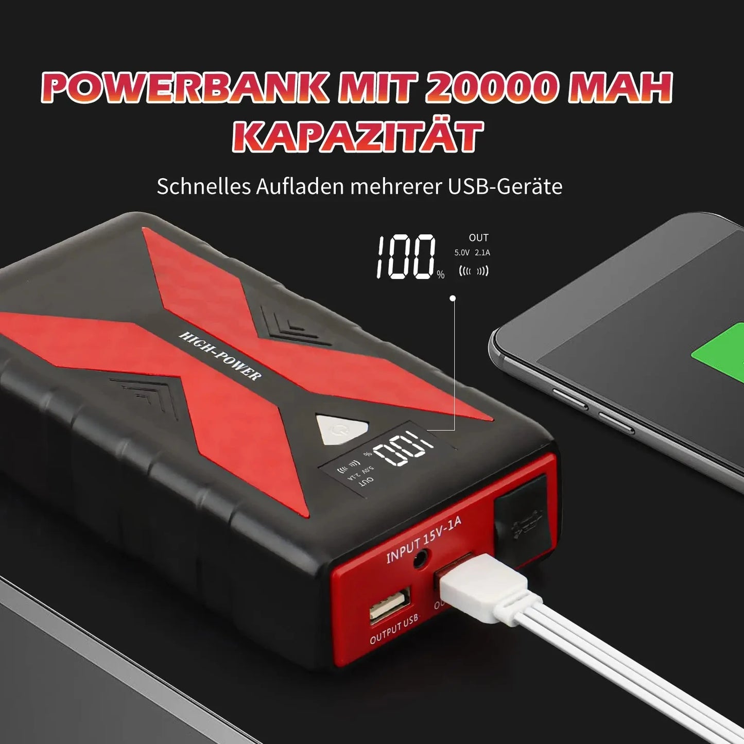28000mAh 800A Car Jump Starter Power Bank X8 Portable Car Battery 12V Booster Charger Starting Device Car Buster Starter