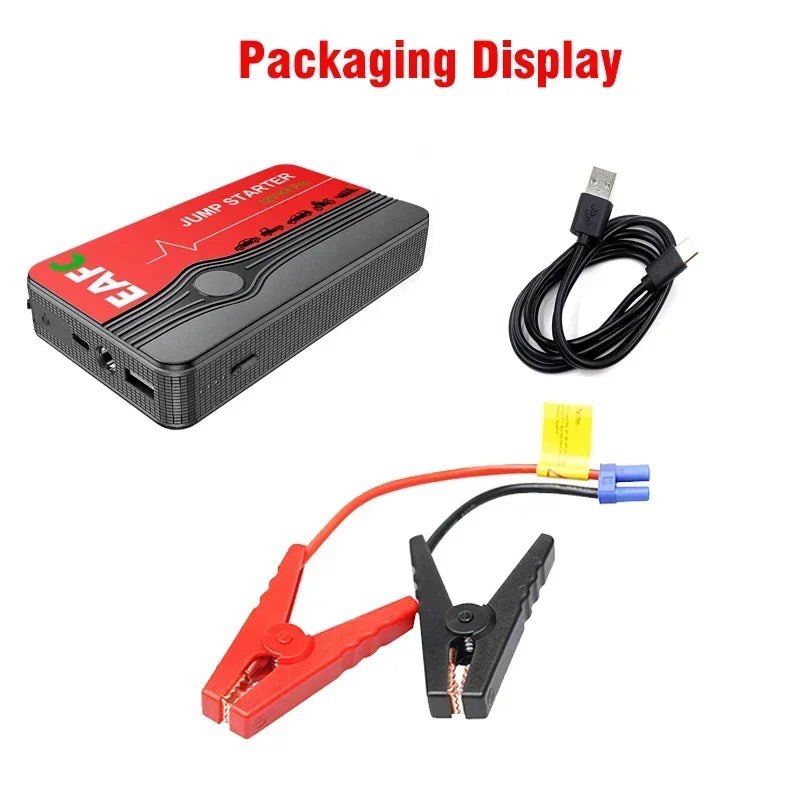 Car Jump Starter 600A Power Bank Portable Car Battery Charger for 12V Auto Starting Device Petrol Diesel Emergency Booster