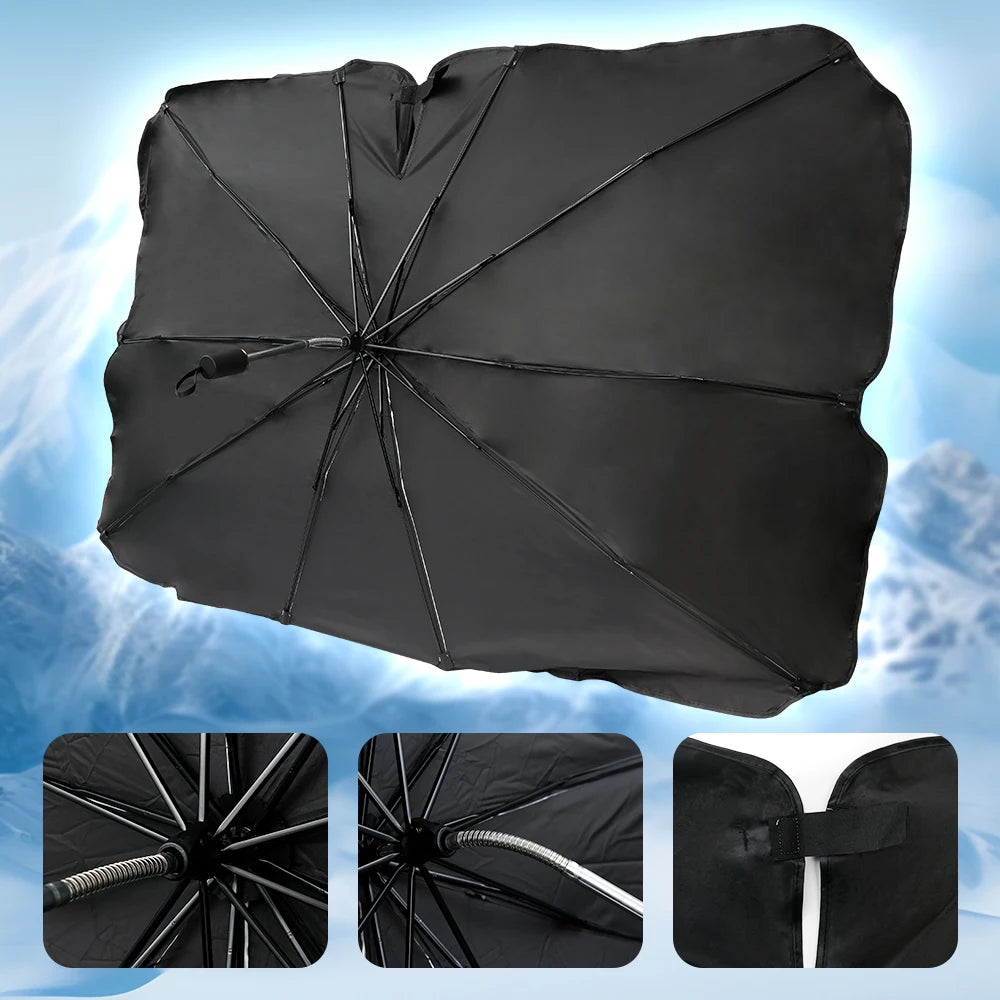 Car Windshield Sunshades Cover Foldable Sun Shade Sunblind For Tesla Model 3 Y Front Window Protection Accessories
